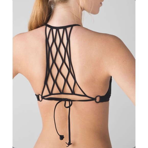 ❌❌SOLD❌❌Lululemon Tidal Flow Net Swim Top Size 6 - Picture 3 of 10